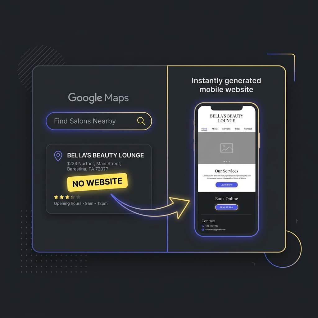 LocalLeads Dashboard Mockup